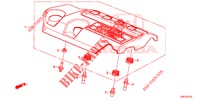 COPERTURA MOTORE (DIESEL) (2.2L) per Honda CR-V DIESEL 2.2 COMFORT 5 Porte 5 velocità automatico 2014