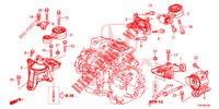 MONTATORI MOTORE (DIESEL) (2.2L) (AT) per Honda CR-V DIESEL 2.2 COMFORT 5 Porte 5 velocità automatico 2014