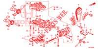POMPA OLIO (DIESEL) (2.2L) per Honda CR-V DIESEL 2.2 COMFORT 5 Porte 5 velocità automatico 2014