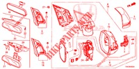 SPECCHIETTO/VISORE DA SOLE (3) per Honda CR-V DIESEL 2.2 COMFORT 5 Porte 5 velocità automatico 2014