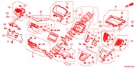 ABBELLIMENTO STRUMENTI (COTE DE CONDUCTEUR) (LH) per Honda CR-V DIESEL 2.2 ELEGANCE 5 Porte 5 velocità automatico 2014