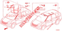 BARDATURA FILO (LH) (4) per Honda CR-V DIESEL 2.2 ELEGANCE 5 Porte 5 velocità automatico 2014