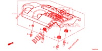 COPERTURA MOTORE (DIESEL) (2.2L) per Honda CR-V DIESEL 2.2 ELEGANCE 5 Porte 5 velocità automatico 2014