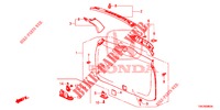 FODERA PORTELLONE/ FODERAMENTO PANNELLO(2D)  per Honda CR-V DIESEL 2.2 ELEGANCE 5 Porte 5 velocità automatico 2014
