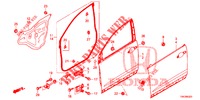 PANNELLI PORTIERE ANT.(2D)  per Honda CR-V DIESEL 2.2 ELEGANCE 5 Porte 5 velocità automatico 2014