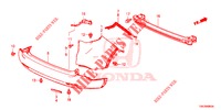 PARAURTI POSTERIORE  per Honda CR-V DIESEL 2.2 ELEGANCE 5 Porte 5 velocità automatico 2014