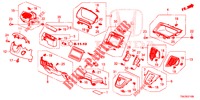 ABBELLIMENTO STRUMENTI (COTE DE CONDUCTEUR) (LH) per Honda CR-V DIESEL 2.2 ELEGANCE L 5 Porte 6 velocità manuale 2014