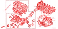ARREDO DI MONT. MOTORE/ASS. TRASMISSIONE (DIESEL) (2.2L) per Honda CR-V DIESEL 2.2 ELEGANCE L 5 Porte 6 velocità manuale 2014