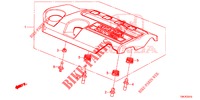 COPERTURA MOTORE (DIESEL) (2.2L) per Honda CR-V DIESEL 2.2 ELEGANCE L 5 Porte 6 velocità manuale 2014