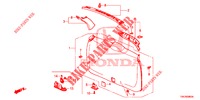 FODERA PORTELLONE/ FODERAMENTO PANNELLO(2D)  per Honda CR-V DIESEL 2.2 ELEGANCE L 5 Porte 6 velocità manuale 2014
