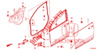 PANNELLI PORTIERE ANT.(2D)  per Honda CR-V DIESEL 2.2 ELEGANCE L 5 Porte 6 velocità manuale 2014