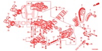 POMPA OLIO (DIESEL) (2.2L) per Honda CR-V DIESEL 2.2 ELEGANCE L 5 Porte 6 velocità manuale 2014