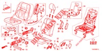 SEDILE ANTERIORE/CINTURE DI SICUREZZA (D.) per Honda CR-V DIESEL 2.2 ELEGANCE L 5 Porte 6 velocità manuale 2014