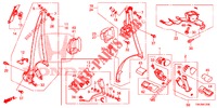 SEDILE ANTERIORE/CINTURE DI SICUREZZA  per Honda CR-V DIESEL 2.2 ELEGANCE L 5 Porte 6 velocità manuale 2014