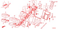 SEDILE POSTERIORE/CINTURA DI SICUREZZA(2D)  per Honda CR-V DIESEL 2.2 ELEGANCE L 5 Porte 6 velocità manuale 2014