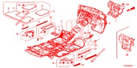 STOINO PAVIMENTO/ISOLATORE  per Honda CR-V DIESEL 2.2 ELEGANCE L 5 Porte 6 velocità manuale 2014