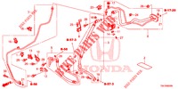 ARIA CONDIZIONATA (FLEXIBLES/TUYAUX) (DIESEL) (2.2L) (LH) per Honda CR-V DIESEL 2.2 EXCLUSIVE NAVI 5 Porte 5 velocità automatico 2014