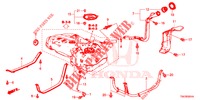 CONDOTTO RIEMPITORE COMBUSTIBILE (DIESEL) per Honda CR-V DIESEL 2.2 EXCLUSIVE NAVI 5 Porte 5 velocità automatico 2014