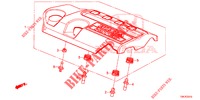 COPERTURA MOTORE (DIESEL) (2.2L) per Honda CR-V DIESEL 2.2 EXCLUSIVE NAVI 5 Porte 5 velocità automatico 2014