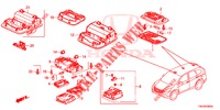 LUCE INTERIORE  per Honda CR-V DIESEL 2.2 EXCLUSIVE NAVI 5 Porte 5 velocità automatico 2014
