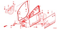 PANNELLI PORTIERE ANT.(2D)  per Honda CR-V DIESEL 2.2 EXCLUSIVE NAVI 5 Porte 5 velocità automatico 2014