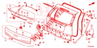 PANNELLO PORTELLONE(2D)  per Honda CR-V DIESEL 2.2 EXCLUSIVE NAVI 5 Porte 5 velocità automatico 2014
