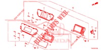 SCHERMO CENTRO (LH) per Honda CR-V DIESEL 2.2 EXCLUSIVE NAVI 5 Porte 5 velocità automatico 2014