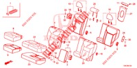 SEDILE POSTERIORE/CINTURA DI SICUREZZA(2D)  per Honda CR-V DIESEL 2.2 EXCLUSIVE NAVI 5 Porte 5 velocità automatico 2014