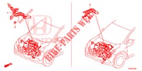 TIRANTE CABLAGGIO FILO MOTORE (DIESEL) (2.2L) per Honda CR-V DIESEL 2.2 EXCLUSIVE NAVI 5 Porte 5 velocità automatico 2014