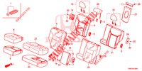 SEDILE POSTERIORE/CINTURA DI SICUREZZA(2D)  per Honda CR-V DIESEL 1.6 EXECUTIVE NAVI 5 Porte 6 velocità manuale 2015