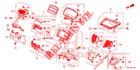 ABBELLIMENTO STRUMENTI (COTE DE CONDUCTEUR) (LH) per Honda CR-V DIESEL 1.6 INNOVA 5 Porte 9 velocità automatico 2015