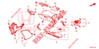 ABBELLIMENTO STRUMENTI (COTE DE PASSAGER) (LH) per Honda CR-V DIESEL 1.6 INNOVA 5 Porte 9 velocità automatico 2015