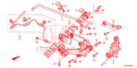 BRACCIO INFERIORE POST./ASTA RAGGIO  per Honda CR-V DIESEL 1.6 INNOVA 5 Porte 9 velocità automatico 2015
