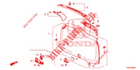 FODERA PORTELLONE/ FODERAMENTO PANNELLO(2D)  per Honda CR-V DIESEL 1.6 INNOVA 5 Porte 9 velocità automatico 2015