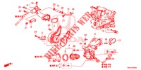POMPA ACQUA/TERMOSTATO (DIESEL) per Honda CR-V DIESEL 1.6 INNOVA 5 Porte 9 velocità automatico 2015