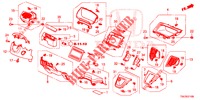 ABBELLIMENTO STRUMENTI (COTE DE CONDUCTEUR) (LH) per Honda CR-V DIESEL 2.2 ELEGANCE 5 Porte 6 velocità manuale 2014