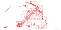 FODERA PORTELLONE/ FODERAMENTO PANNELLO(2D)  per Honda CR-V DIESEL 2.2 ELEGANCE 5 Porte 6 velocità manuale 2014