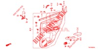 FODERAMENTO PORTIERA(4D)  per Honda CR-V DIESEL 2.2 ELEGANCE 5 Porte 6 velocità manuale 2014
