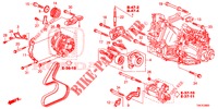 MENSOLA MONTATURA MOTORE (DIESEL) (2.2L) per Honda CR-V DIESEL 2.2 ELEGANCE 5 Porte 6 velocità manuale 2014