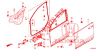 PANNELLI PORTIERE ANT.(2D)  per Honda CR-V DIESEL 2.2 ELEGANCE 5 Porte 6 velocità manuale 2014