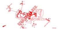 SUPPORTO DEL CABLAGGIO per Honda CR-V DIESEL 2.2 ELEGANCE 5 Porte 6 velocità manuale 2014