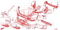 PARAURTI ANTERIORE  per Honda CR-V DIESEL 1.6 ELEGANCE NAVI 5 Porte 6 velocità manuale 2018