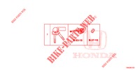 ARREDO CILINDRO CHIAVE (INTELLIGENT) (LH) per Honda CR-V DIESEL 2.2 EXCLUSIVE 5 Porte 6 velocità manuale 2013