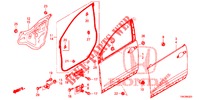PANNELLI PORTIERE ANT.(2D)  per Honda CR-V DIESEL 2.2 EXCLUSIVE 5 Porte 6 velocità manuale 2013