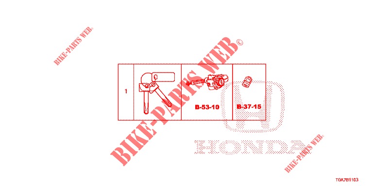 ARREDO CILINDRO CHIAVE (INTELLIGENT) (LH) per Honda CR-V DIESEL 2.2 EXCLUSIVE 5 Porte 6 velocità manuale 2013