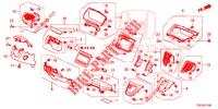 ABBELLIMENTO STRUMENTI (COTE DE CONDUCTEUR) (LH) per Honda CR-V DIESEL 2.2 COMFORT 5 Porte 6 velocità manuale 2013