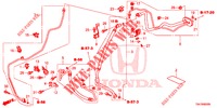 ARIA CONDIZIONATA (FLEXIBLES/TUYAUX) (DIESEL) (2.2L) (LH) per Honda CR-V DIESEL 2.2 COMFORT 5 Porte 6 velocità manuale 2013