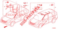 BARDATURA FILO (LH) (4) per Honda CR-V DIESEL 2.2 COMFORT 5 Porte 6 velocità manuale 2013