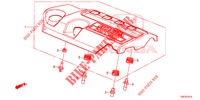 COPERTURA MOTORE (DIESEL) (2.2L) per Honda CR-V DIESEL 2.2 COMFORT 5 Porte 6 velocità manuale 2013