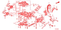POMPA OLIO (DIESEL) (2.2L) per Honda CR-V DIESEL 2.2 COMFORT 5 Porte 6 velocità manuale 2013